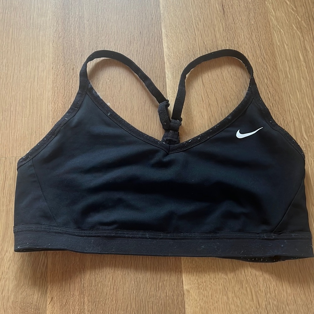Nike Sports Bra Size L Black